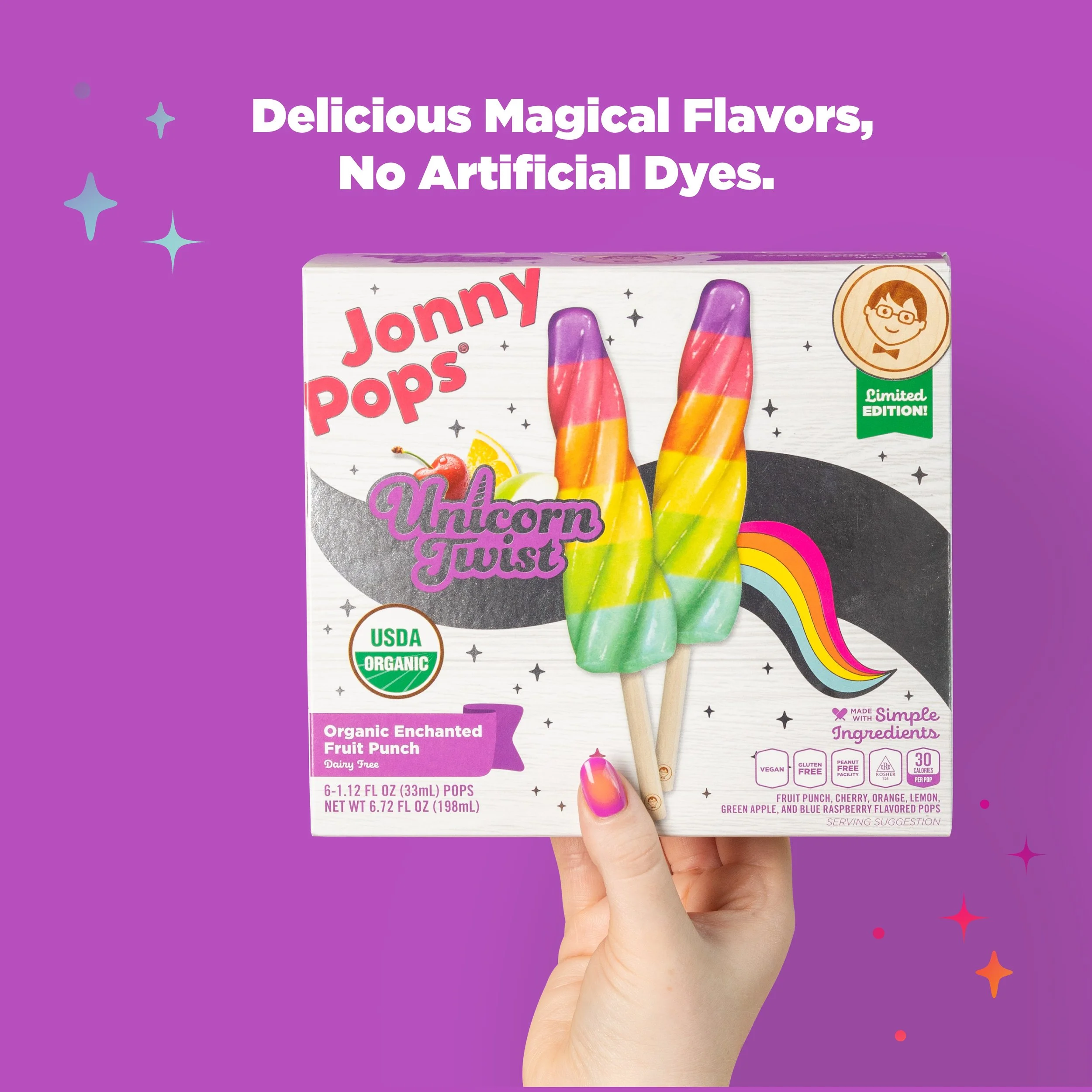 Organic Unicorn Twist | JonnyPops©